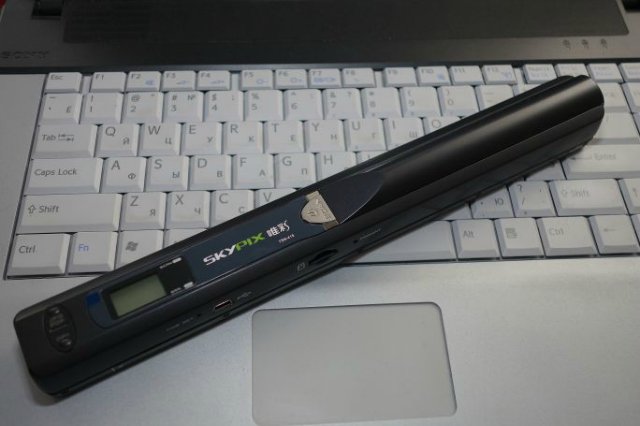 Портативный сканер со встроенным аккумулятором